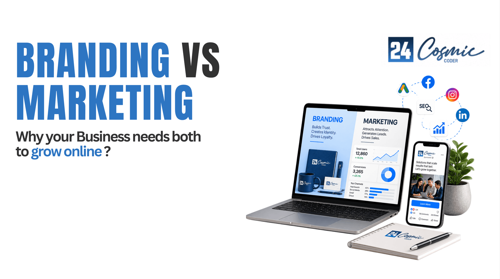Branding or Marketing? Why Your Business Actually Needs Both