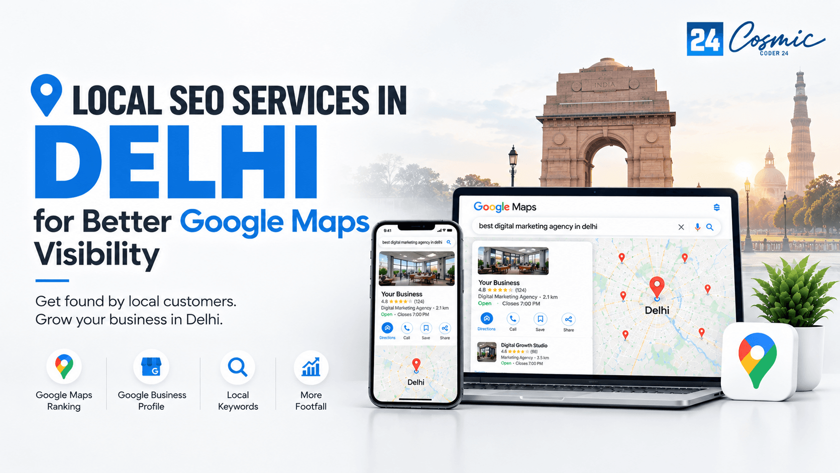 Local SEO Services in Delhi for Better Google Maps Visibility