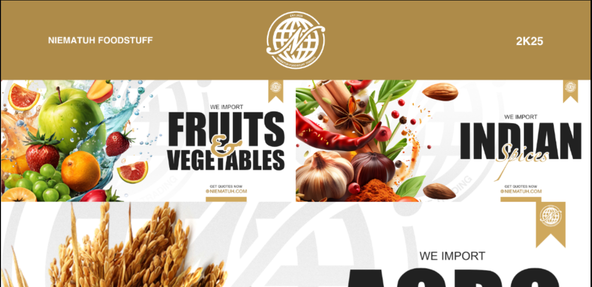 Niematuh Foodstuff branding